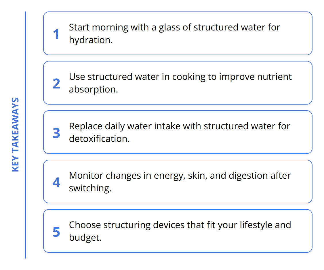 Key Takeaways - Structured Hydration Science Explained